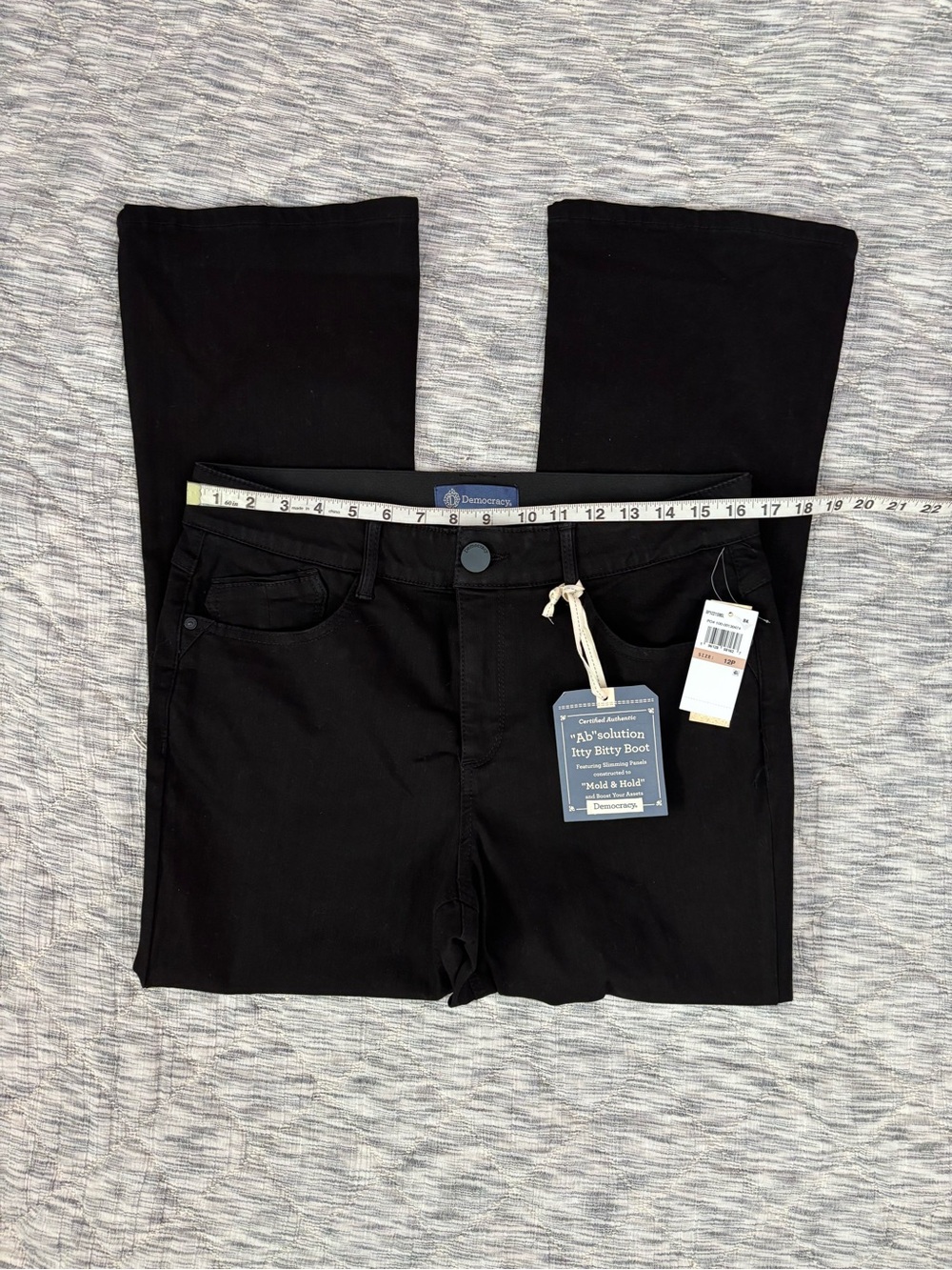 Democracy Ab"solution Itty Bitty Bootcut Black Jeans Sz 12P NWT | Bootcut Jeans- - Picture 11 of 15